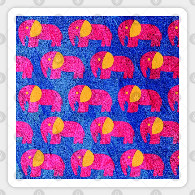 Elephants Sticker by jorge_lebeau